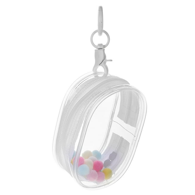 SEWACC 1Ensemble Sac d'Exposition en PVC Transparent pour Poupées de Collection avec Fonction de Rangement 10.0x7.0x4.0in
