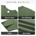 thumbnail image 3 of SPEEDRUN Men's and Big Men's Crewneck Tee with Short Sleeves, Moisture-Wicking Cotton T-Shirts, Sizes S-3XL, 3 of 7