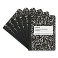 thumbnail image 2 of (2 pack) Universal UNV20946 100 Sheet Medium/College Rule 9.75 in. x 7.5 in. Composition Book - Black Marble (6/Pack), 2 of 6