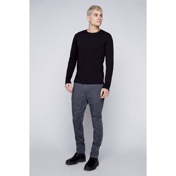 BAUHAUS DELUXE Straight Fit Cargo Jeans - DARK GREY