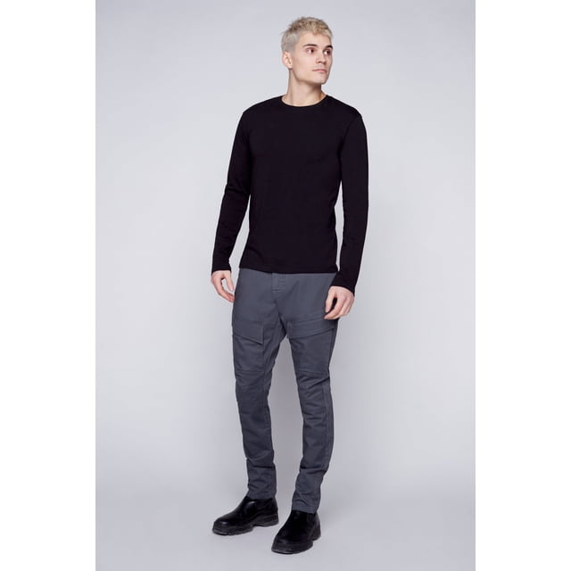 BAUHAUS DELUXE Straight Fit Cargo Jeans - DARK GREY