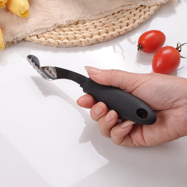 Quitacorazones De Pimiento Y Frutas, Acero Inoxidable - Extrae Semillas Y Núcleos Fácil Y Rápido