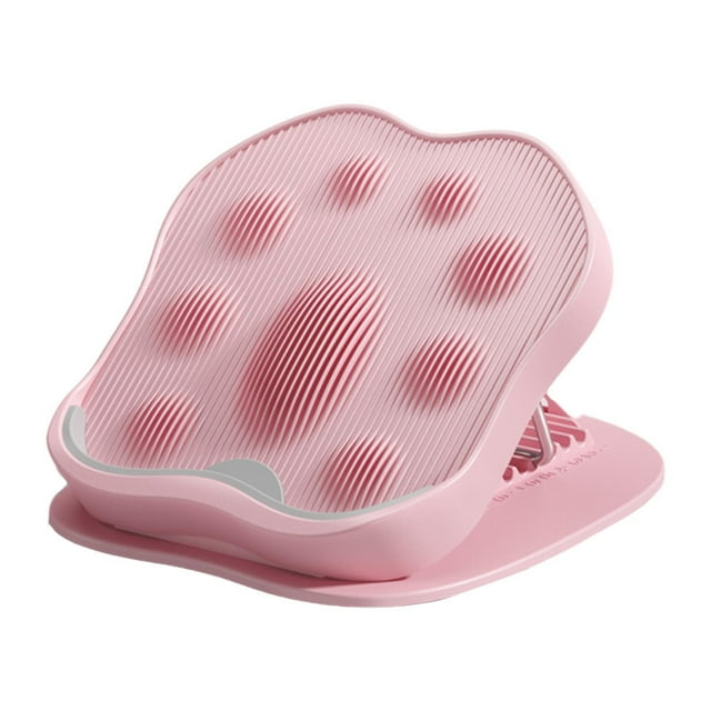 S SERENABLE Slant Board Calf Stretcher Foot Rest Balance Board for Training Outdoor Pink