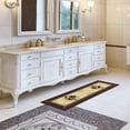 thumbnail image 5 of Ottomanson Machine Washable Non-Slip Rubberback Rooster 2x5 Kitchen Runner Rug, 20" x 59", Beige/Red, 5 of 8