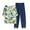 Navy, variant on Cavosen Women Graphic T Shirts 2 Piece Plus Size Short Sleeve T Shirts Wide Leg Long Pants Floral Going Out Sets