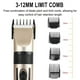 thumbnail image 4 of Cortapelos eléctrico para hombres y niños | Recortadora USB recargable para barba, cuerpo y cabello | Kit de peluquería profesional para el hogar con 4 peines guía y accesorios, 4 of 9