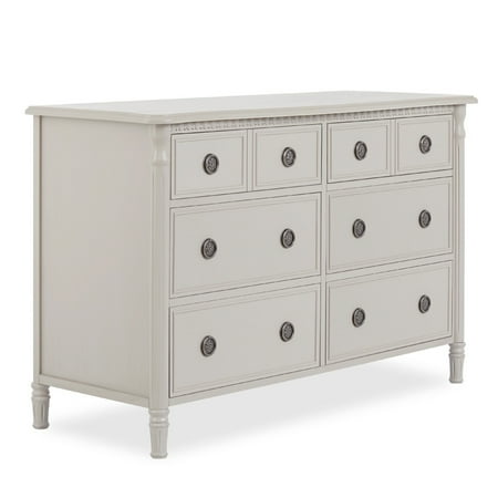 UPC: 0693892467084 | Evolur Julienne Double Dresser in Clay Six Drawers Modern Nursery Dresser