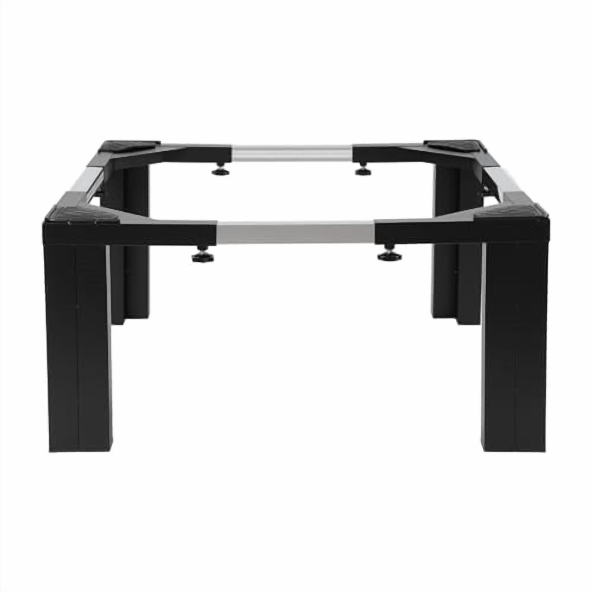 12" Height Washer and Dryer Pedestals, Adjustable 16.93-26 Inch Universal Washing Machine Stand Heavy Duty Stainless Steel Refrigerator Base, 1100lbs Load Capacity