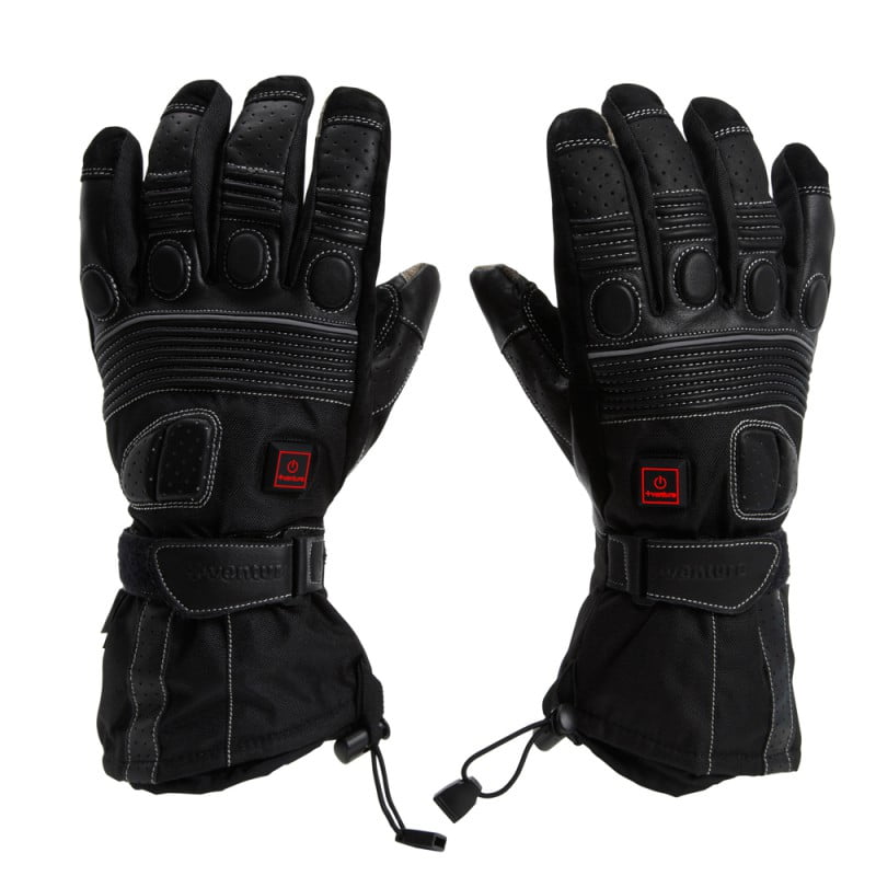 Rebelhorn Leather Gloves Patrol Long Black L
