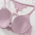 thumbnail image 5 of Bras for Women Front Closure Lace Racerback Style,Supportive No Underwire Bras Push Up Bralettes, 5 of 5
