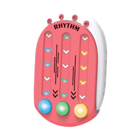 Aosekaa Rhythm Button Game, Rhythm Handheld Console Game, Music Games Educational Toys, Rhythm Quick Push Machine for Kids Boys