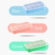 thumbnail image 3 of Bandeja de cubitos de hielo Inteprter Flexible antiadherente 8 rejillas rosa, 3 of 6