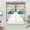 Off-white, variant on Blue Plaid Easter Swag Valances for Windows, Kitchen Window Curtains Over Sink, Blue Truck Spring Floral Bunny Rustic Window Treatment Curtains for Living Room/Bedroom Curtains 2 Panel Sets 36"x45"