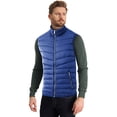 thumbnail image 1 of Hat and Beyond Mens Sleeveless Classic Solid Zip Puffer Ultra Lightweight Down Vest (Medium, Royal Blue), 1 of 7