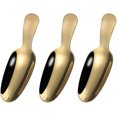 thumbnail image 1 of 3 stycken mjölskeda i rostfritt stål, minikryddskopa, teskeda, mätsked, köksskopa (guld), 1 of 5