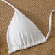 thumbnail image 4 of Trajes de baño Amzcrzy Tankini para mujer, bikini de control de abdomen para mujer, cintura alta, ajuste de cordón, bikinis, traje de baño fruncido, conjunto dividido, blanco, M, 4 of 6
