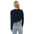 thumbnail image 2 of Bella Plus Canvas B53205656 Womens Cropped Crew Fleece, Navy - Extra Large, 2 of 2