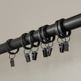 thumbnail image 6 of (2 pack) Better Homes & Gardens Matte Black Curtain Clip Rings (7 Pack), 6 of 10