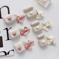 thumbnail image 3 of for AirPod Pro Case Cute Pearl Bowknot Pendant Headphone Cover for Apple AirPodPro Wireless Earphone Box for Airpods Pro Earbuds Cases INS Pink 3D Lov, 3 of 4