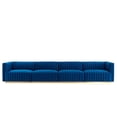 thumbnail image 5 of Conjure Channel Tufted Performance Velvet 4-Piece Sofa-EEI-5845-GLD-BLK, 5 of 5