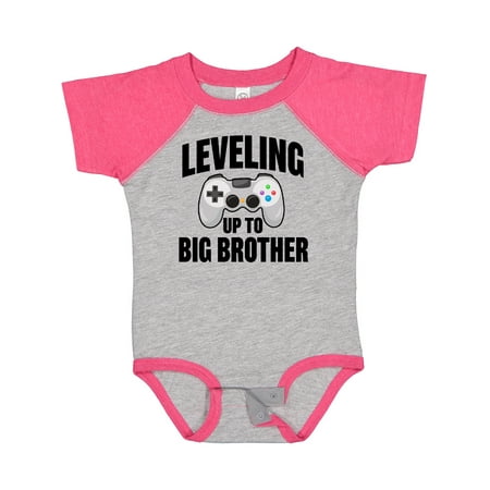 

Inktastic Leveling Up to Big Brother Gift Baby Boy Bodysuit