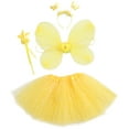 thumbnail image 1 of 1 juego de falda de gasa de hada, accesorio de vestir para niña, 1 of 4