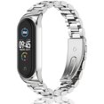 thumbnail image 1 of MIJOBS Correa para Xiaomi Mi Band 7 Mi Band 6 Mi Band 5 Correa de Metal Compatible con Mi Band 4 Mi Band 3 Pulsera de Repuesto Correa de Reloj de Acero Inoxidable para Hombres y Mujeres, 1 of 1