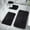 Black, variant on KCEHTA Bathroom Rugs Sets 4 Pieces Ultra Plush Washable Bath Rug Set Non-Slip Absorbent Bath Mats