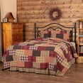 thumbnail image 2 of VHC Brands Wyatt Plaid Cotton Rustic Pre-Washed Quilt Sham King Bedding Accessory, Set, Patchwork Tan, 2 of 4