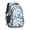 Blue Butterfly Pattern, variant on Blue Butterfly Pattern Cute School Backpack Bag with Padded Back and Adjustable Shoulder Straps 16.9 X 12.6 X 5.9 Inches