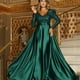 thumbnail image 5 of Vestido de fiesta de noche con escote en V grande y sexy para mujer de primavera y verano, 5 of 5