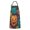 Halloween Colorful Jack, variant on Halloween Colorful Spider Web Apron-Garden Aprons for Women with Pockets-Cotton Linen Waterproof Kitchen Cooking Gardening Aprons Adjustable for Kitchen,Cooking,BBQ and Salon 32"x27"