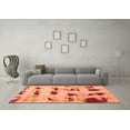 thumbnail image 3 of Ahgly Company Indoor Round Persian Orange Bohemian Area Rugs, 5' Round, 3 of 4
