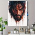 thumbnail image 4 of Qisvanset 12x16 Inch Cast Anxiety Bible Verse Canvas Wall Art, Watercolor Sketch Modern Religious Home Decor, 4 of 8