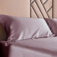 thumbnail image 4 of THXSILK 19 Momme Silk Pillowcase, 100% Natural Mulberry Silk Pillowcase for Hair & Skin, Pillow Sham with Envelope Closure, Queen Size(20"x30"), Purple, 4 of 8