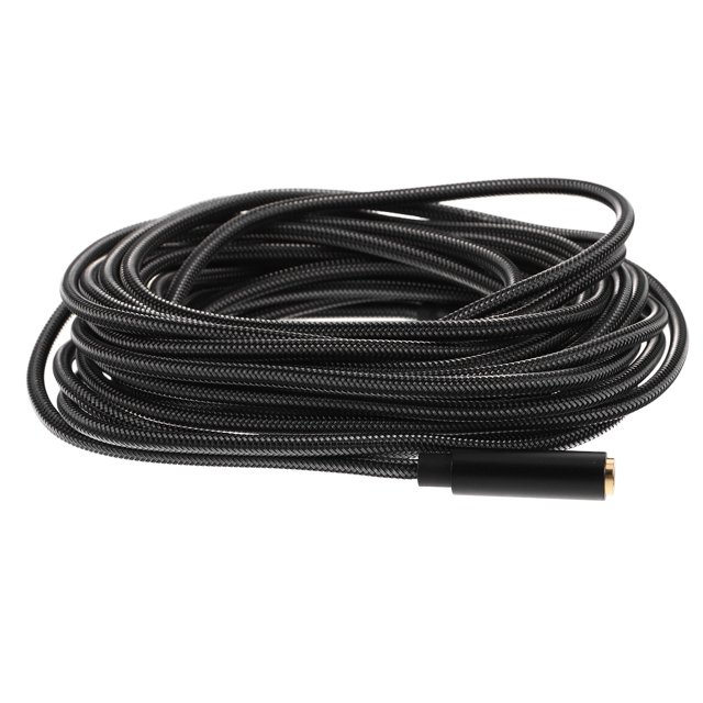 unbranded Cable Para Extensión De Auriculares Negro Con Transmisión De Sonido Clara Y Duradera