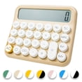 thumbnail image 1 of TFixol Stylish Coffee-Colored Calculator with Large Buttons, 12-Bit Display, and 2-Year Standby for Office Use, 1 of 6