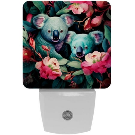 

Koala LED Square Night Lights - Portable and Stylish for Bedroom and Kids Room - Enhance Your Space with Soft and Soothing Illumination