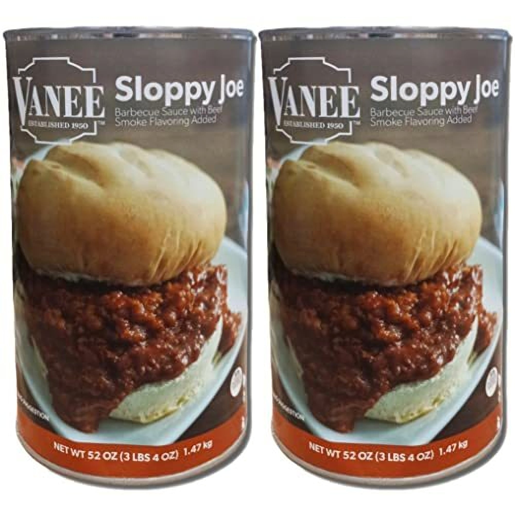 Vanee Sloppy Joe Value Pack by Tribeca Curations 52 Ounce Can Pack
