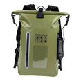 thumbnail image 4 of Bolsa seca impermeable Mochila impermeable de 25L de gran capacidad Bolsa flotante portátil para Verde, 4 of 8
