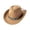 Khaki, variant on Ticikt Felt Cowboy Hat for Men Women Western Wool Look Hat Wide Brim Rancher Hat with Decorative Band for Rodeo Country Parties Events