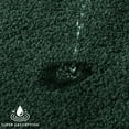 thumbnail image 3 of Alfombras de baño MIULEE Christmas de microfibra en forma de U verde oscuro, 3 of 7