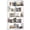 White, variant on Aheaplus 6-Tier Corner Bookshelf, Freestanding L-Shaped Etagere with Baffles, Space-Saving Display Storage Shelf for Home Office, Living Room, Bedroom, Kitchen,White