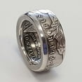 thumbnail image 5 of Morgan Silver Dollar Coin 1896 Design Ring, Morgan Dollar Ring - Morgan Silver Dollar Coin Design Ring - Coin Ring American Coin Rings for Men Women Dollar Coin 1896 Rings Fashion Coin Ring, 5 of 5