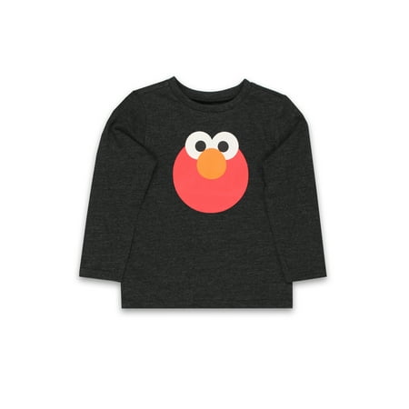 

Sesame Street Elmo Face Toddler Baby Long Sleeve T-Shirt Tee SEB051LS