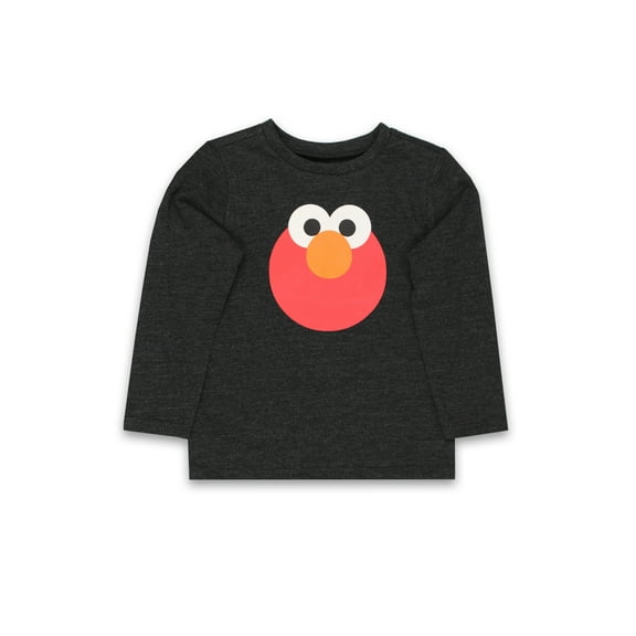 Sesame Street Elmo Face Toddler Baby Long Sleeve T-Shirt Tee SEB051LS
