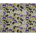 thumbnail image 5 of oneOone Polyester Lycra Beige Fabric Video Game Sewing Material Print Fabric By The Yard 56 Inch Wide, 5 of 5