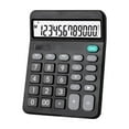 thumbnail image 2 of Talking 12-Digit Calculator with Mechanical Keyboard Feel, Dual Power Solar & Battery, Non-Slip Base, Auto-Off for Accounting Stu-dent Office Use, 2 of 5