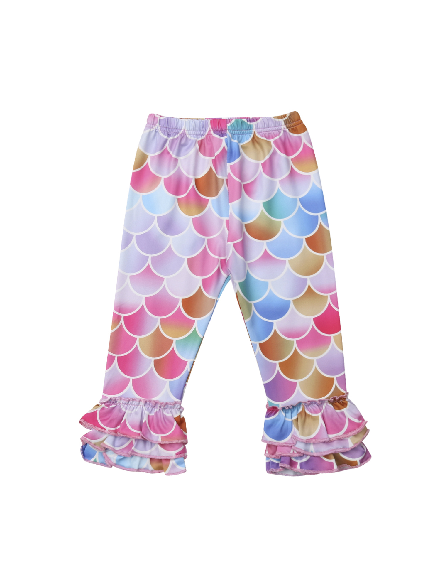 Toddler Girl Flare Pants Rainbow Stripe 
