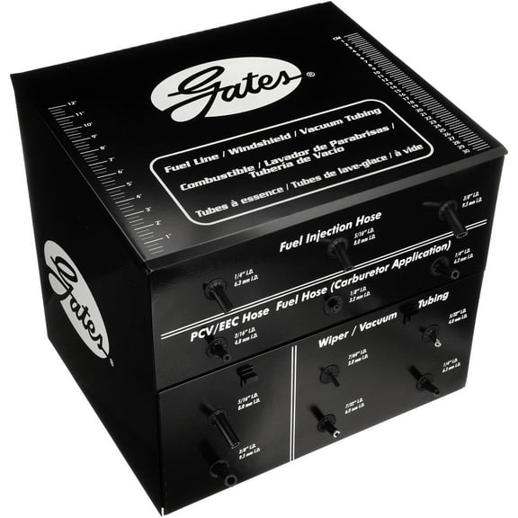 nobrandname 91184 Vacuum & Fuel Line Hose Merchandiser (w/ 12 Reel Assortment)